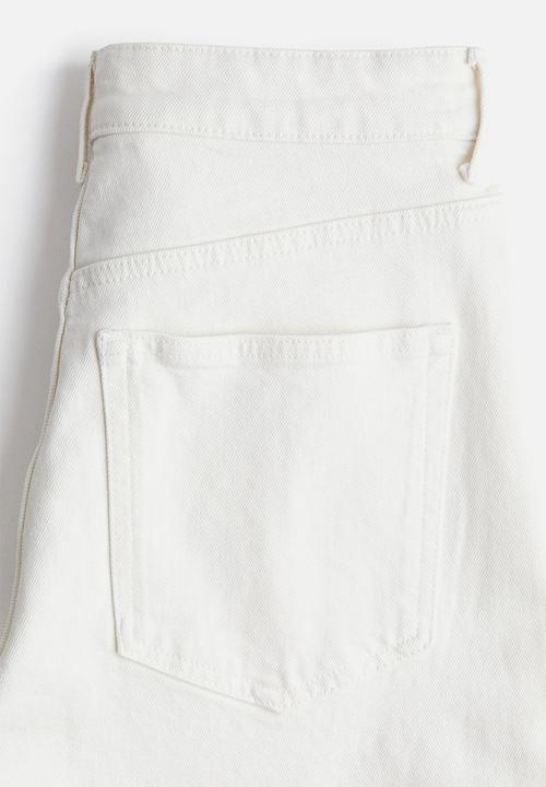 H&M - Wide jeans - white