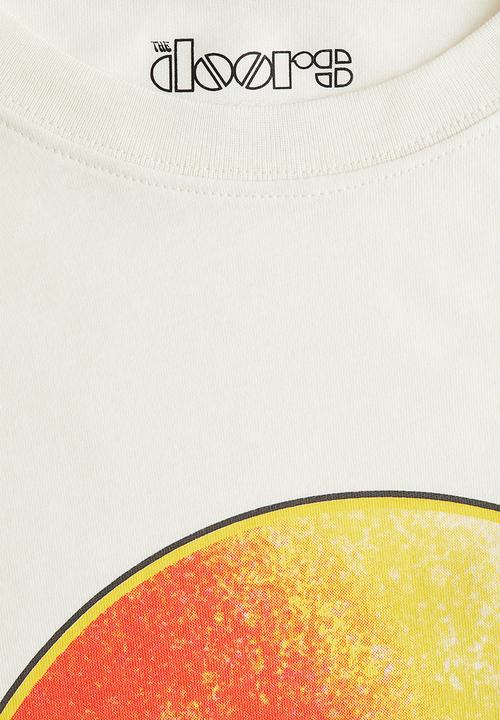 H&M - Oversized printed t-shirt - white the doors 
