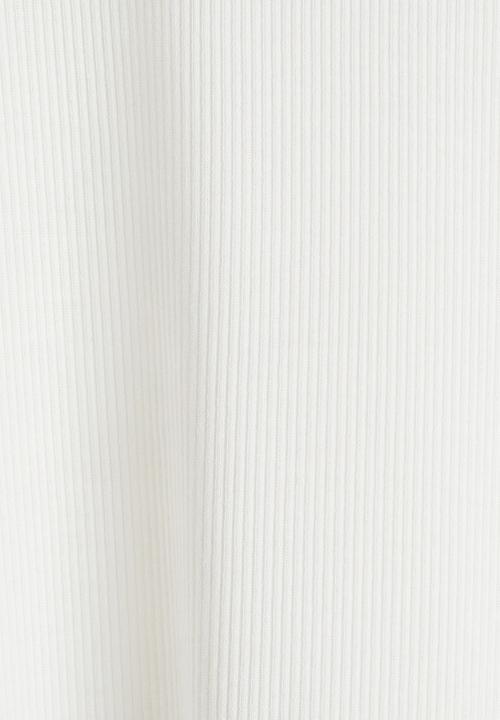 H&M - Ribbed vest top - white