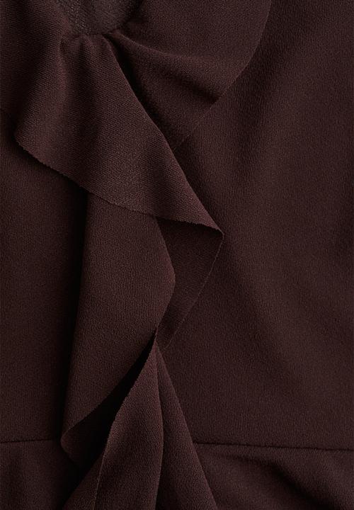 H&M - Flounced vest top - brown