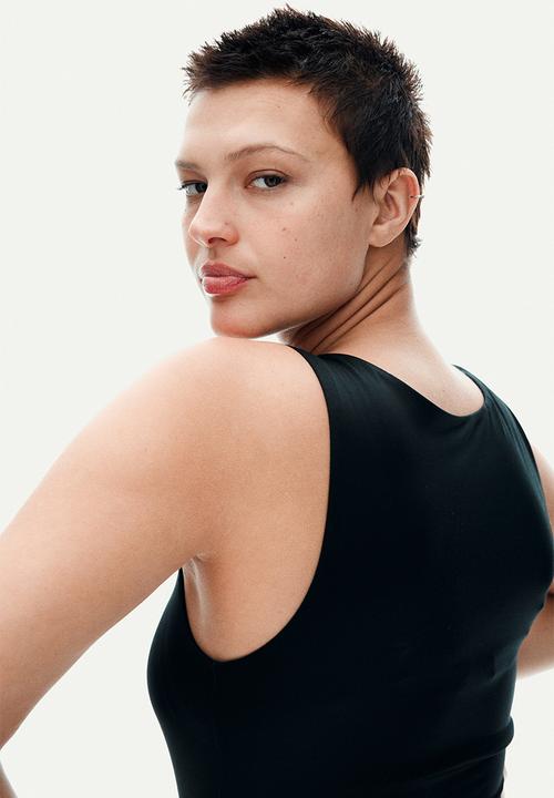 H&M - Microfibre vest top - black