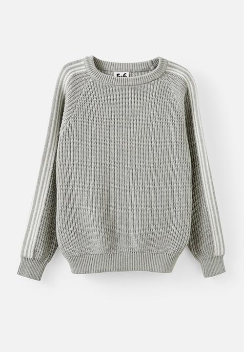 Cotton On - Blake Knit Crew - Grey Marle