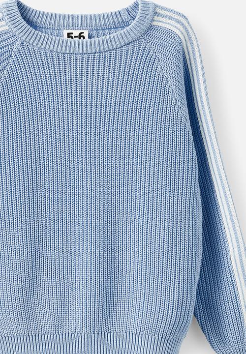 Cotton On - Blake Knit Crew - Dawn Blue