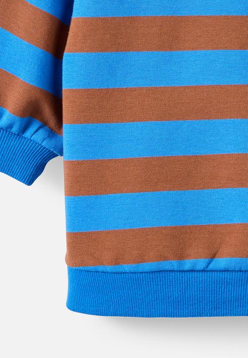 Cotton On - Riley Sweater - Chestnut/Harbour Blue Dadas Sidekick
