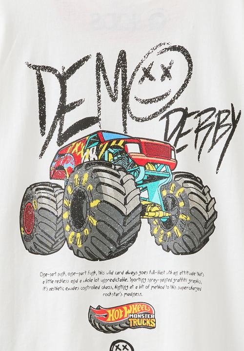Cotton On - Licensed Drop Shoulder Short Sleeve Tee - Lcn Mat Vanilla/Demo Derby