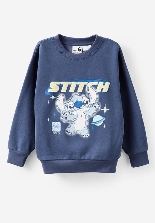 Cotton On - License Sammy Oversized Crew - Lcn Dis Stitch/Deep Dive