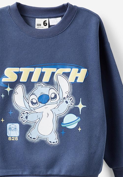 Cotton On - License Sammy Oversized Crew - Lcn Dis Stitch/Deep Dive