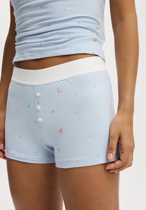Cotton On - Dreamy soft boyshort - violet blue/ beach comber