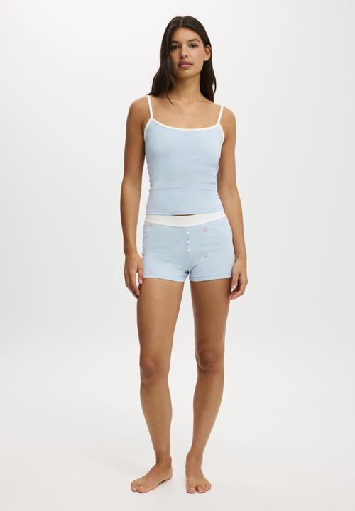 Cotton On - Dreamy soft boyshort - violet blue/ beach comber
