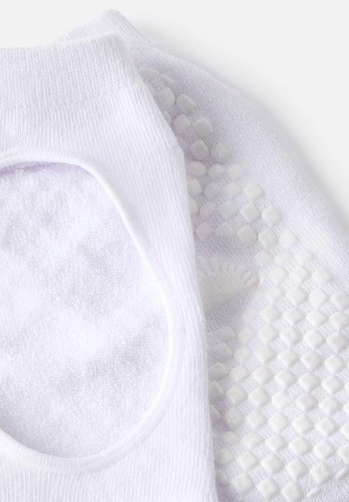 Cotton On - Performance plie sock - white