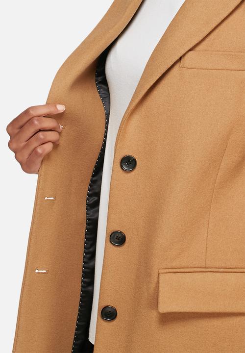 Selected Femme - Constract wool coat