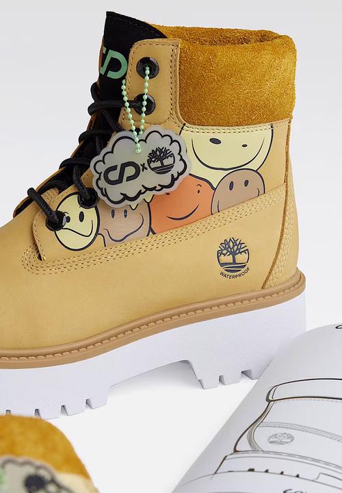 Timberland - 6 In Lace Waterproof Boot - Medium Yellow W Print