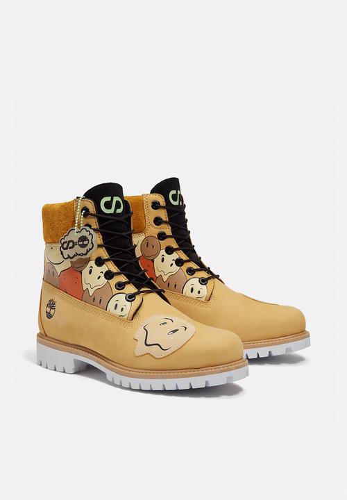 Timberland - 6 In Lace Waterproof Boot - Medium Yellow W Print