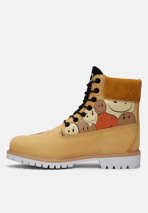 Timberland - 6 In Lace Waterproof Boot - Medium Yellow W Print