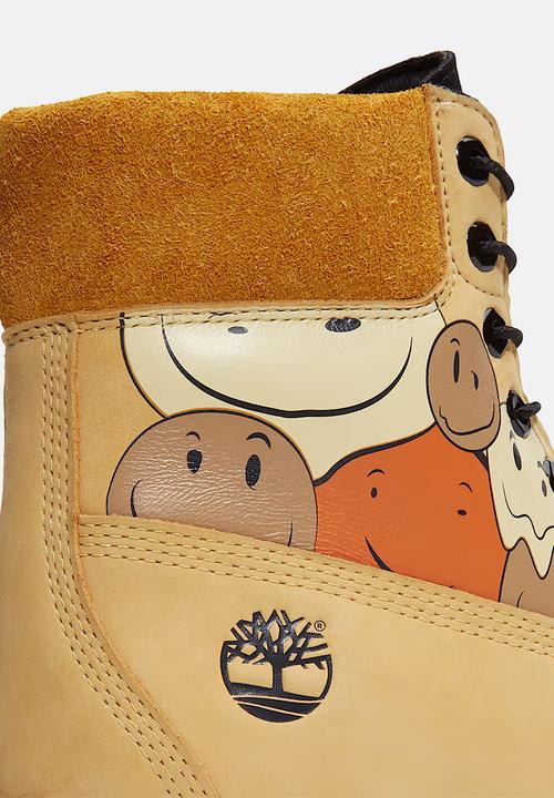 Timberland - 6 In Lace Waterproof Boot - Medium Yellow W Print