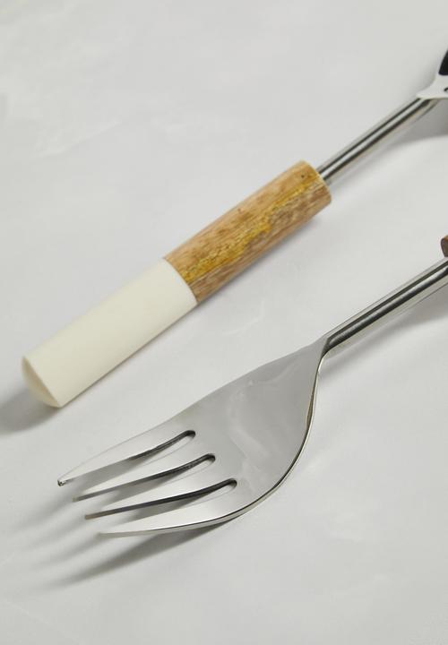 Nicolson Russell - Goa Salad Servers - silver