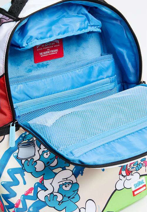 Sprayground - Painting smurfs dlxr backpack- multi