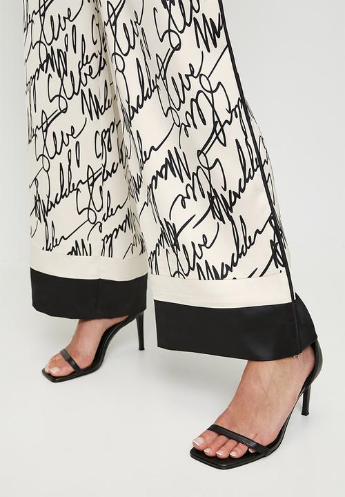 Steve Madden - Ladies parker wide leg pant - white