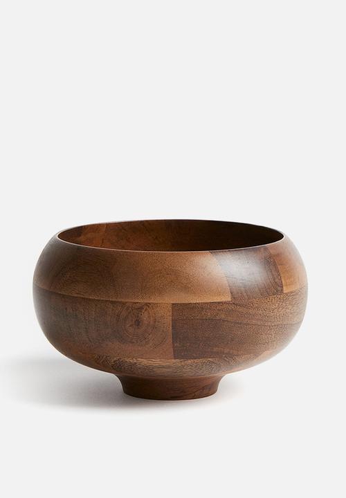 Mango wood bowl - brown 
