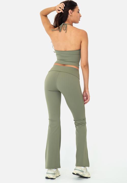 Net Athletic - Matcha flare pants - matcha green