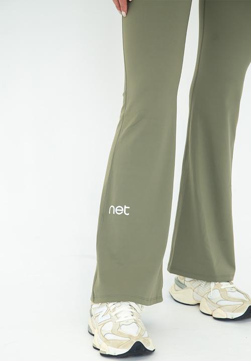 Net Athletic - Matcha flare pants - matcha green