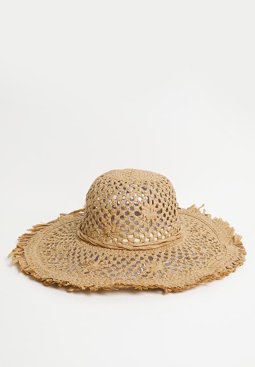 Tessa Design - Carissa woven straw sun hat- natural