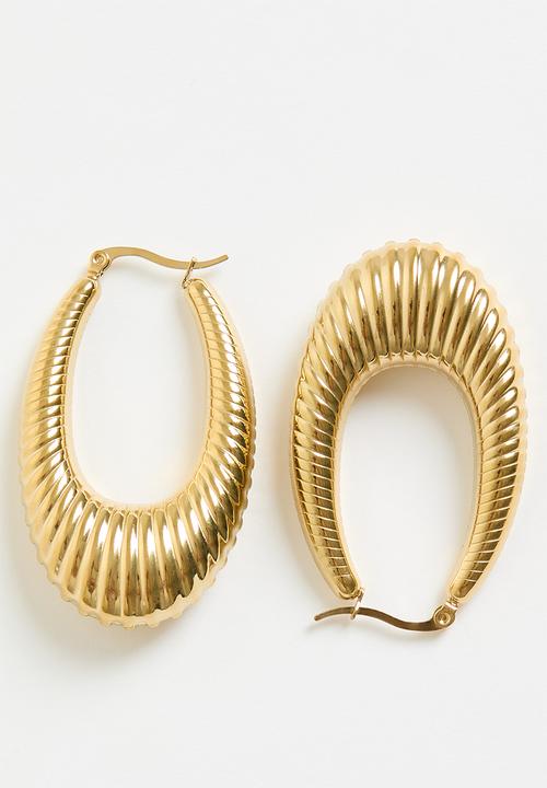 Zoe on Trend - Bold Designer Earrings - Gold