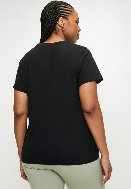 PUMA - Plus ESS METALLIC Tee W - PUMA Black-Metallic G