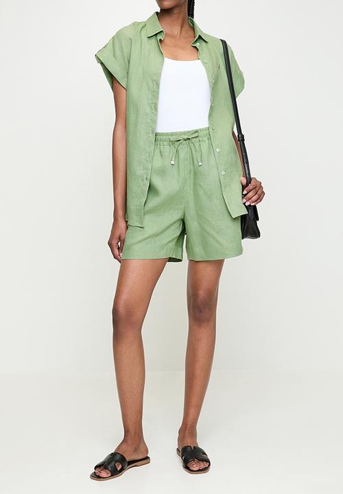 POLO - Wmn Jenny Linen Short - Mint