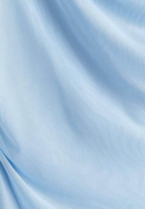 H&M - Draped mesh dress - light blue
