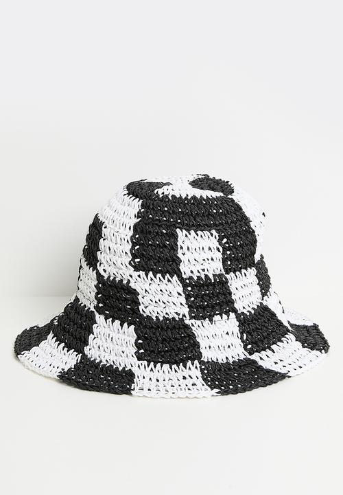 Tessa Design - Dominique straw woven bucket hat-  multi