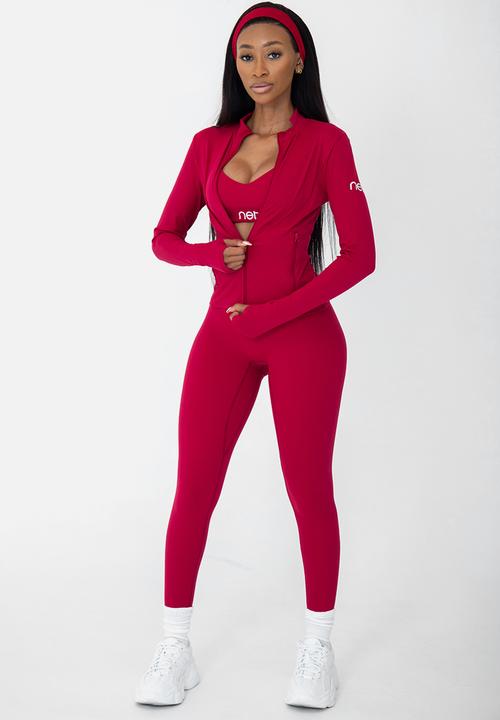 Net Athletic - Amore jacket - plum red