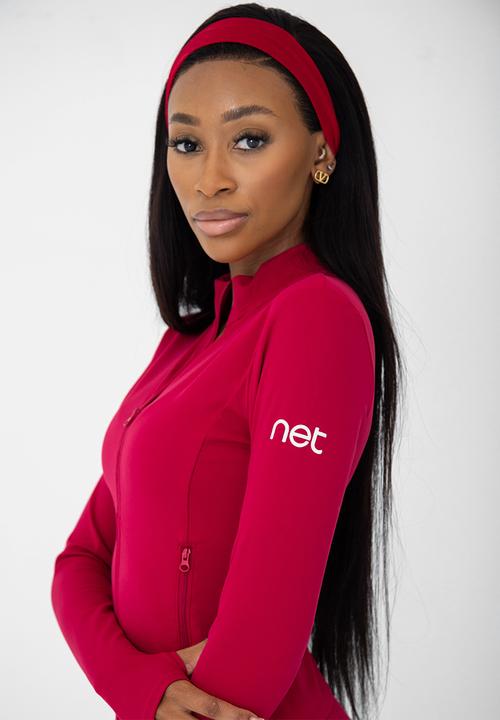 Net Athletic - Amore jacket - plum red