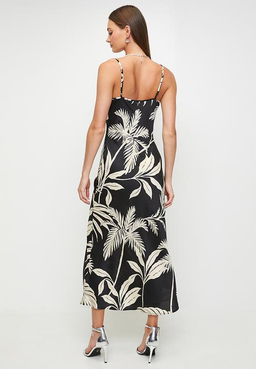 GUESS - New Akilina Dress - Forest Tropical Blk Print