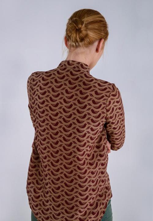 Jane Sews - Penny Silk Blouse – Camel