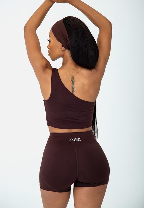 Net Athletic - Latte lounge shorts - espresso brown
