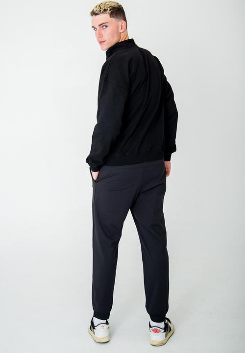 Net Athletic - Baseline 1/4 zip pullover - black
