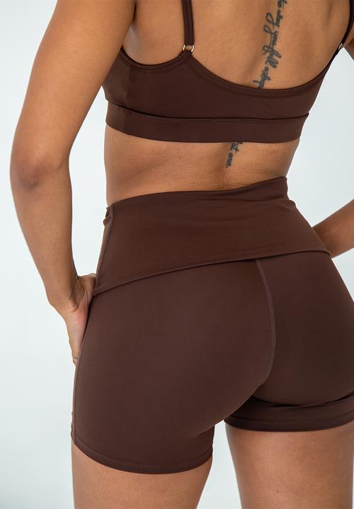Net Athletic - Latte shorts - truffle brown