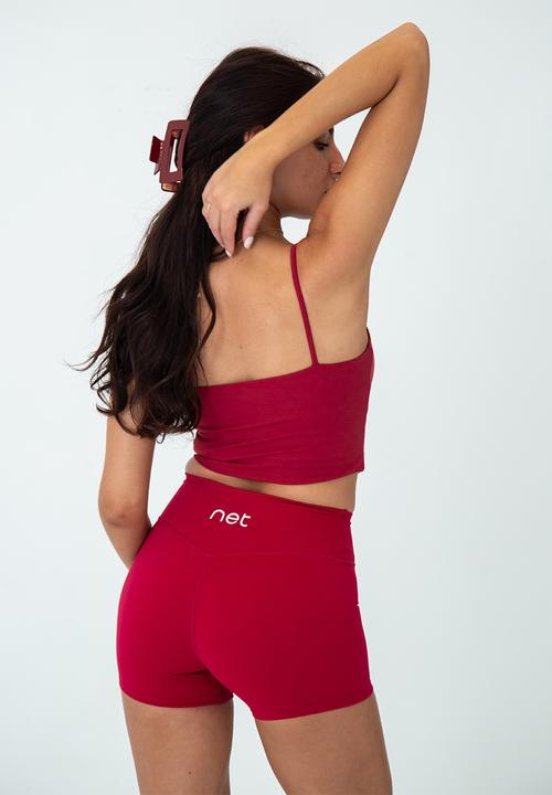 Net Athletic - Amore shorts - plum red