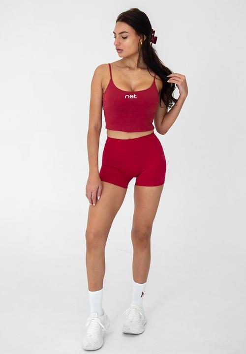 Net Athletic - Amore shorts - plum red
