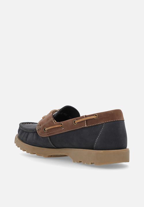 Grasshoppers - VINCE - NAVY/DK BROWN  COMBO