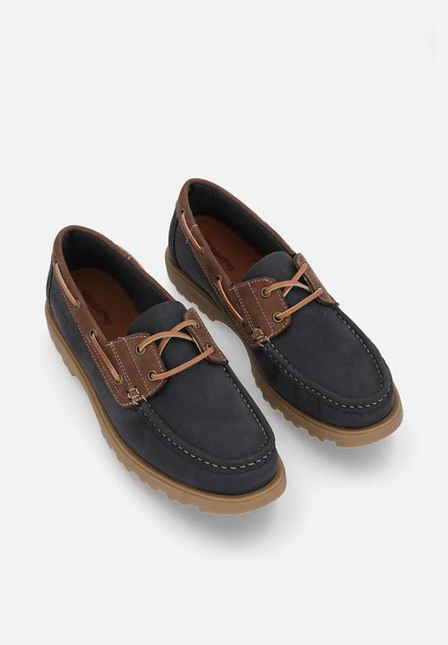 Grasshoppers - VINCE - NAVY/DK BROWN  COMBO