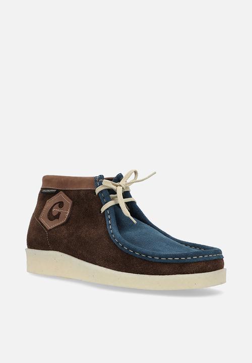Grasshoppers - Brooklyn - Dark Brown /Denim Suede /Mocca Sandiego