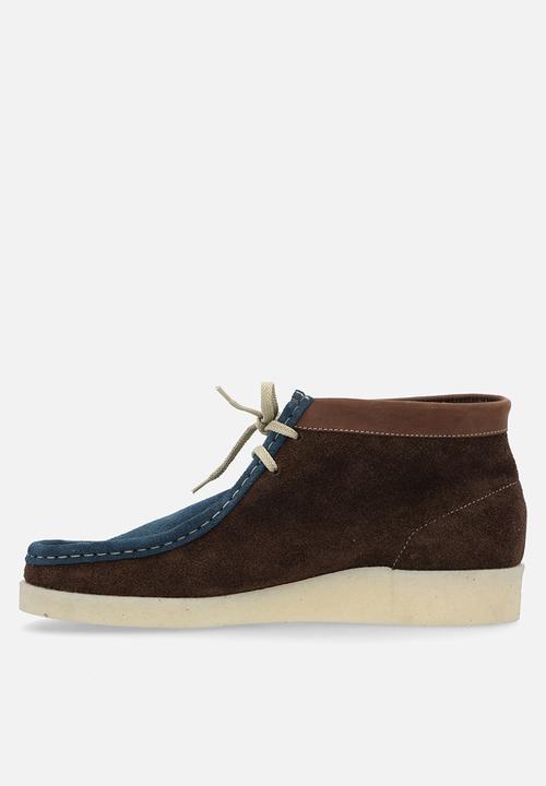 Grasshoppers - Brooklyn - Dark Brown /Denim Suede /Mocca Sandiego