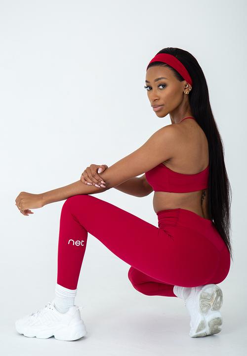 Net Athletic - Amore leggings - plum red