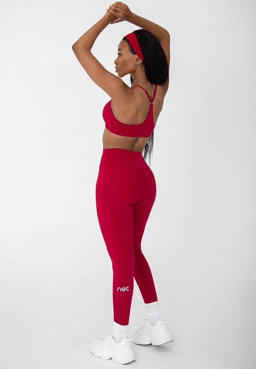 Net Athletic - Amore leggings - plum red
