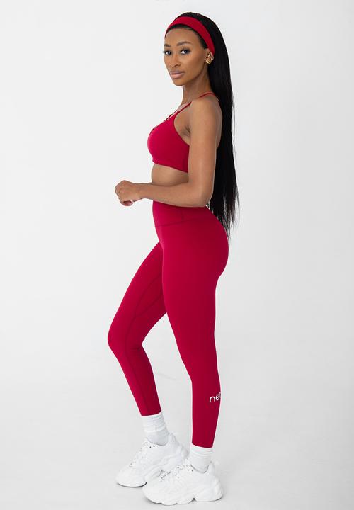 Net Athletic - Amore leggings - plum red