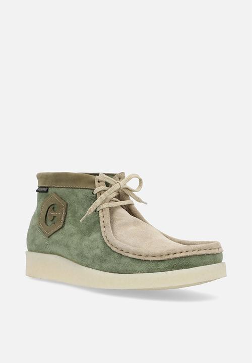 Grasshoppers - Brooklyn - Moss/Tobacco Suede /Olive