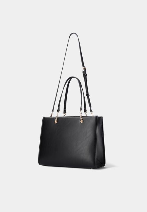 Forever New - Harper jacquard shopper bag - black