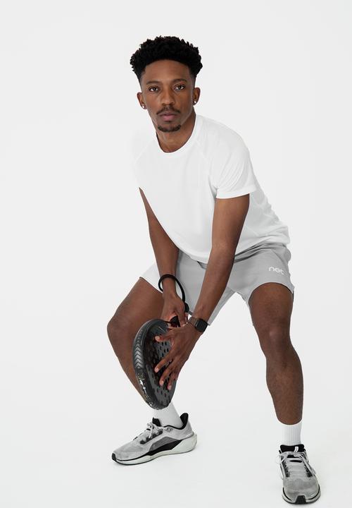 Net Athletic - Baseline draw shorts - cloud grey